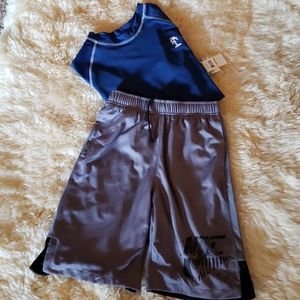 Boys XL gray & black  Nike shorts
